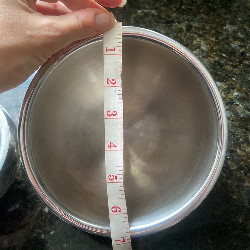 CB2 Crate & Barrel Stainless Steel Mixing Nesting Bowls - Picture 10 of 10